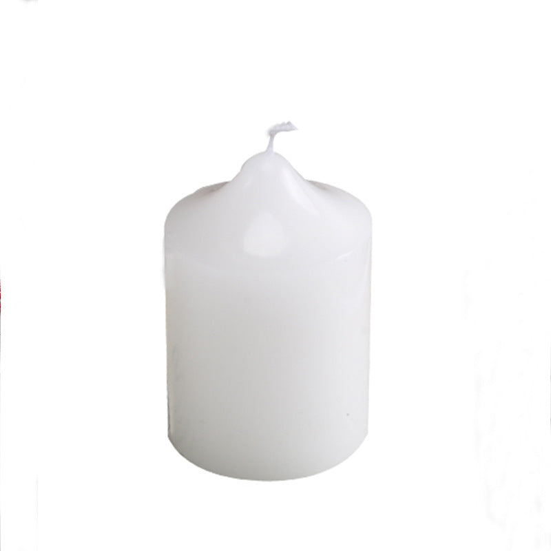 Candles Decorated With Cylindrical For Dinner