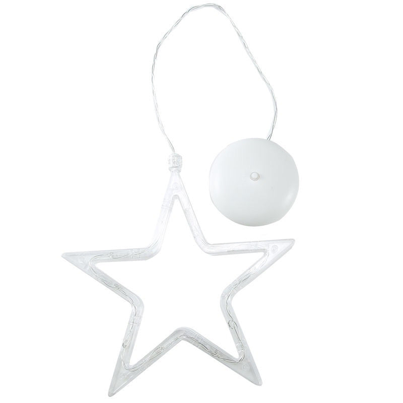 Christmas LED Suction Cup Lights Party Window Decor Lamps Battery Powered