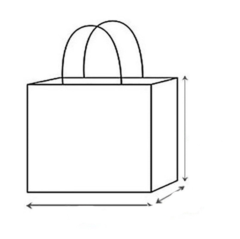 Clothing Store Handbags Custom Small Batch Shopping Bags Gift Packaging Bags Corporate Handbags Custom White Cards