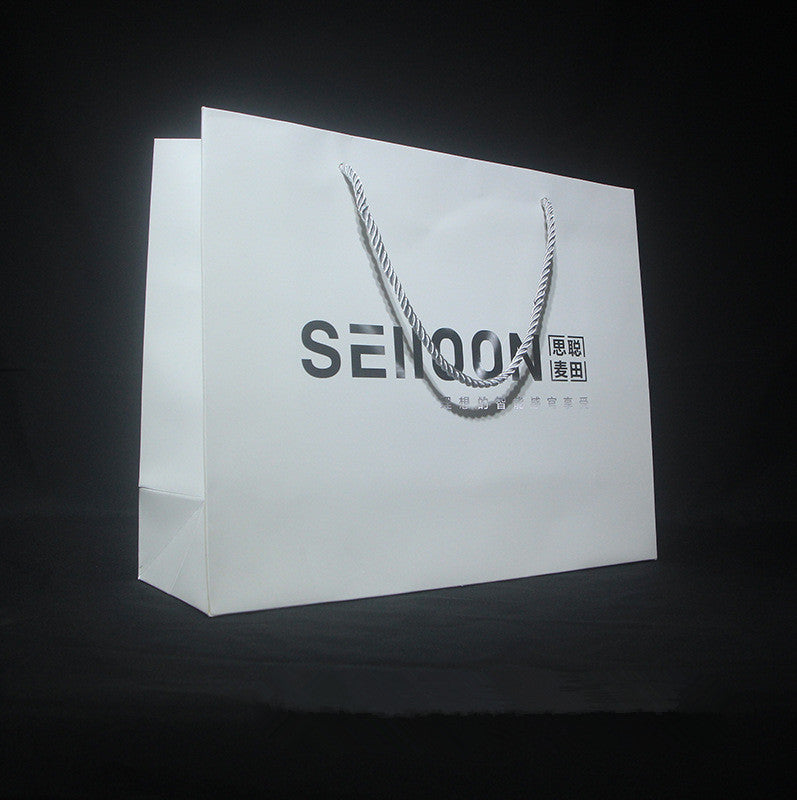 Clothing Store Handbags Custom Small Batch Shopping Bags Gift Packaging Bags Corporate Handbags Custom White Cards