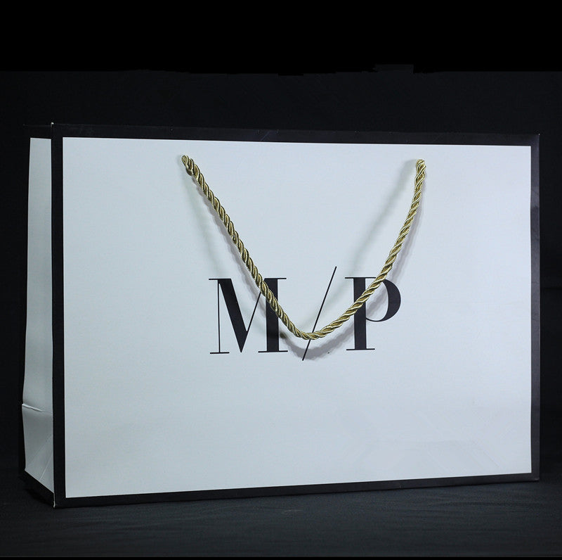 Clothing Store Handbags Custom Small Batch Shopping Bags Gift Packaging Bags Corporate Handbags Custom White Cards