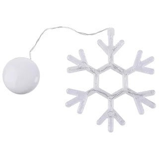 Christmas LED Suction Cup Lights Party Window Decor Lamps Battery Powered