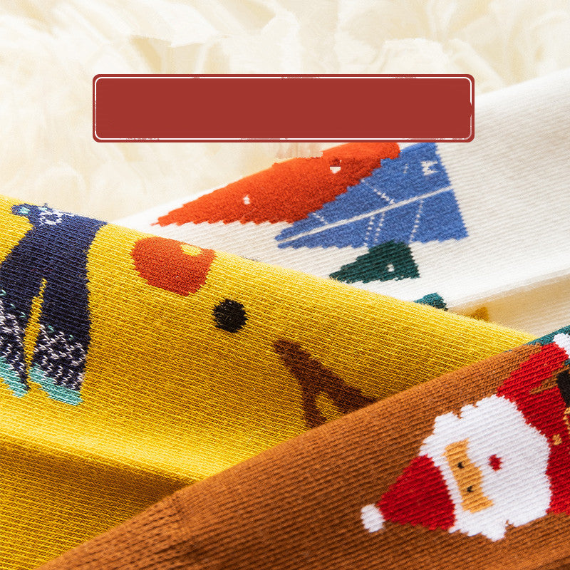 Christmas school style cute illustration stockings