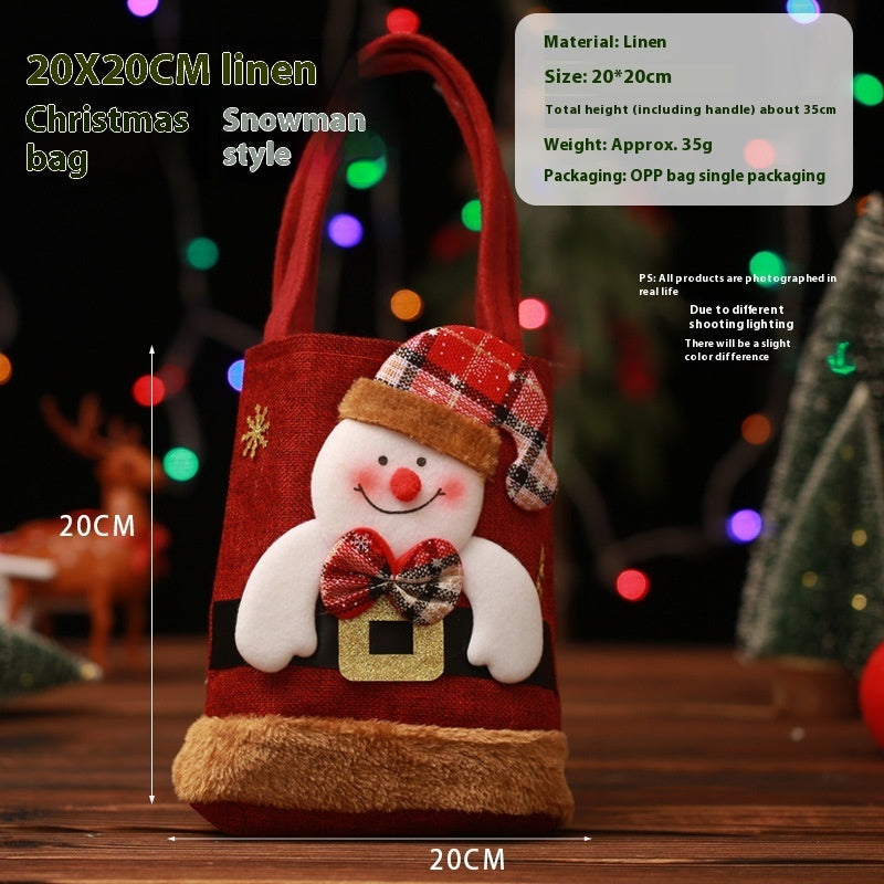 Christmas Candy Gift Tote Bag