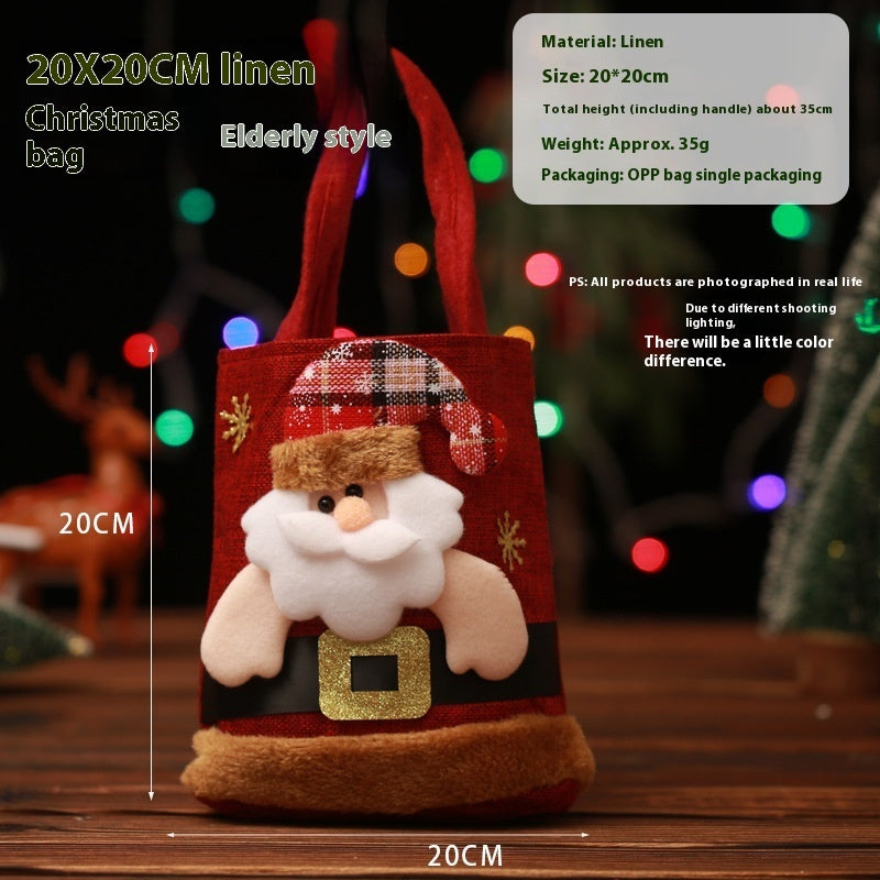 Christmas Candy Gift Tote Bag
