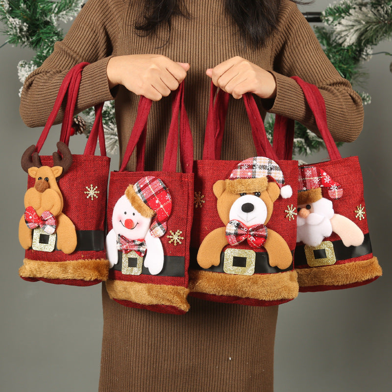 Christmas Candy Gift Tote Bag