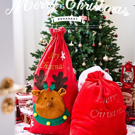 Santa Claus's Large Gift Bags Christmas Eve Candy Gift Bag