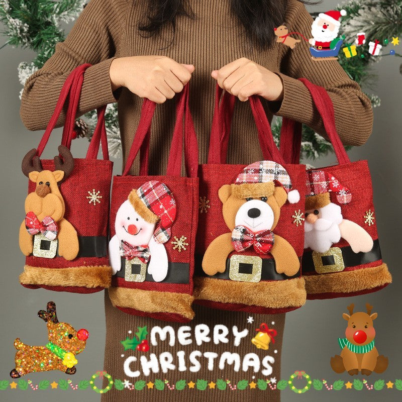 Christmas Candy Gift Tote Bag