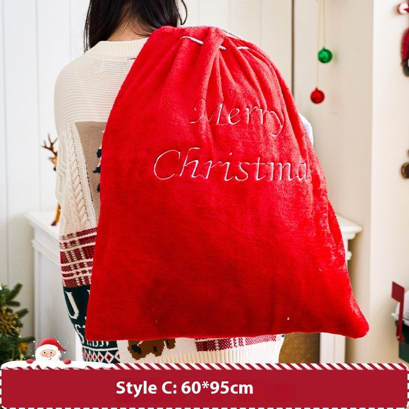 Santa Claus's Large Gift Bags Christmas Eve Candy Gift Bag