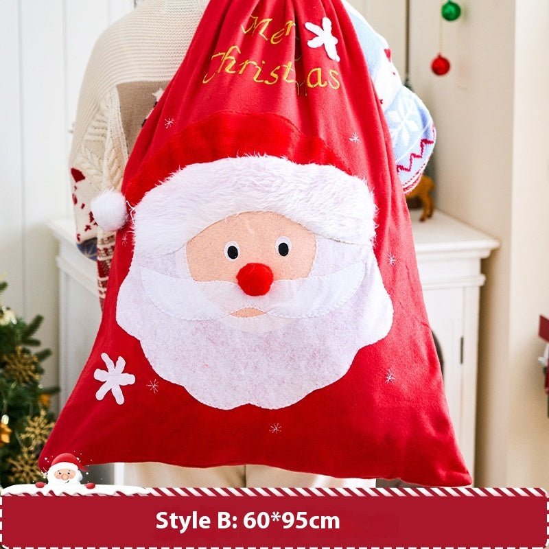 Santa Claus's Large Gift Bags Christmas Eve Candy Gift Bag