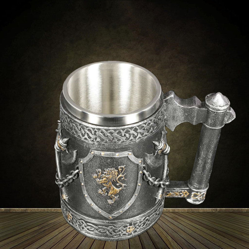 Beer Mugs Stein Tankard Double Headed Eagle Winged Sword