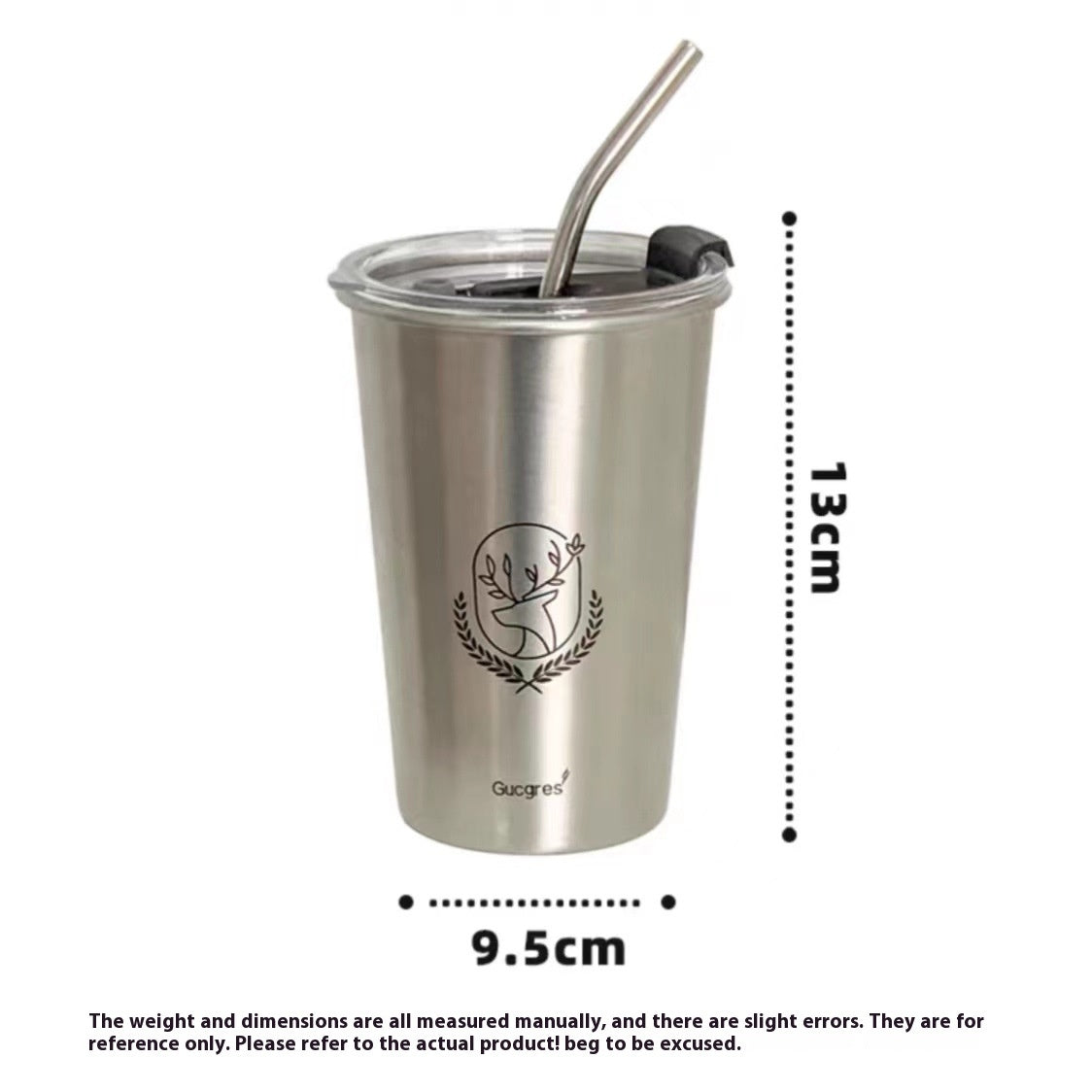 Industrial Style 304 Stainless Steel Home Beer Mugs Drop-resistant Tea Cup Simple